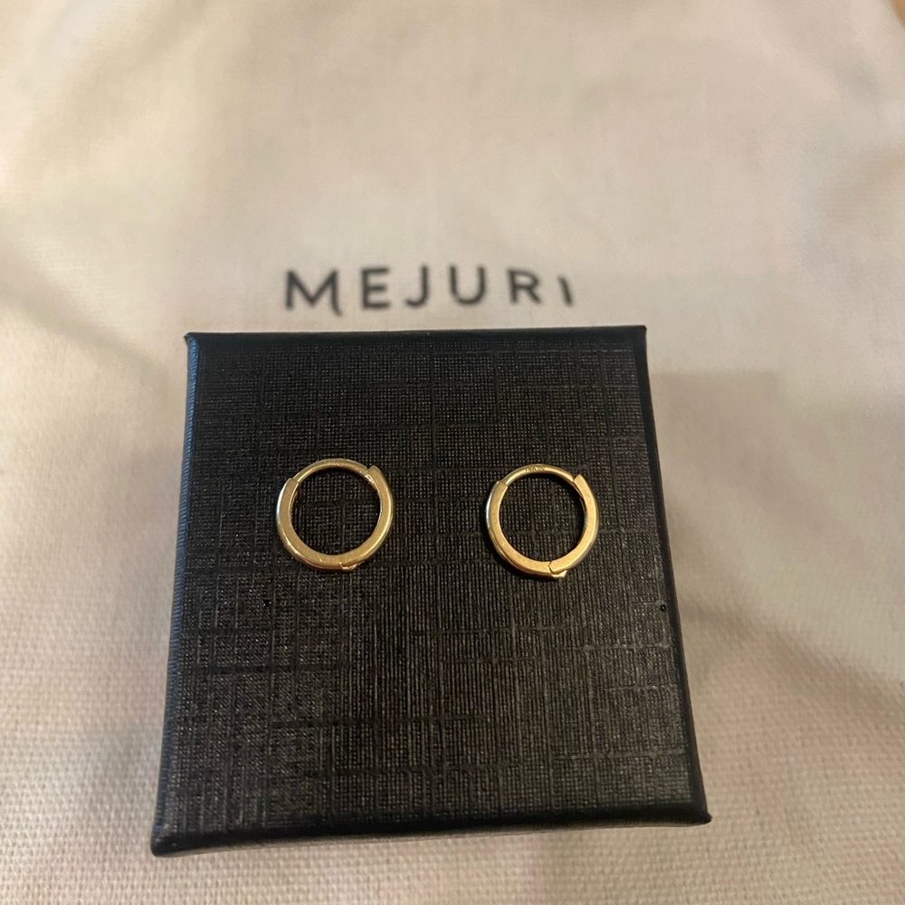 Mejuri 14k Gold Mini Hoops